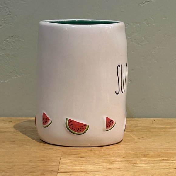 Rae Dunn Artisans Collection Ceramic Summer Watermelon Mug. Brand New With Tags. - Picture 4 of 6